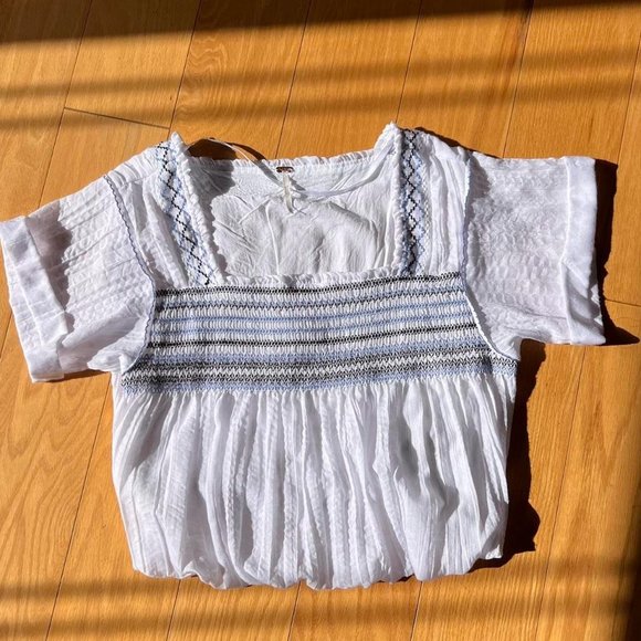 Free People Wandering Skies Blouse - Picture 4 of 6